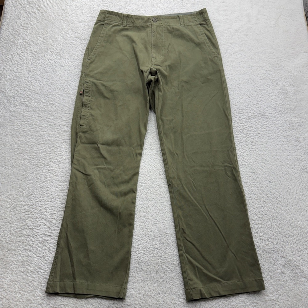Carbon 2 Cobalt‎ Mens Olive Green Utility Straight Leg Pants Size 33 125026